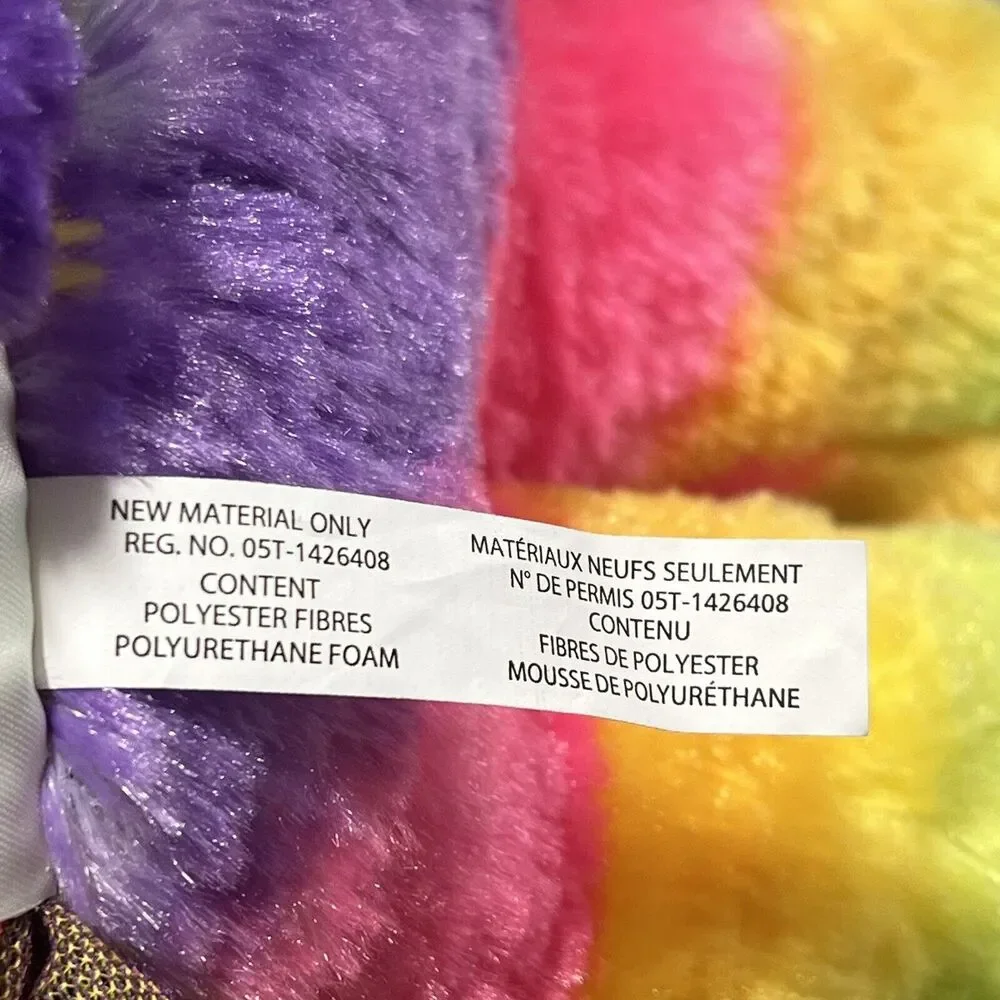 Build A Bear Rainbow Kitty Cat w/Outfit Love Wins Shirt Tutu Plush Swirl Stripes